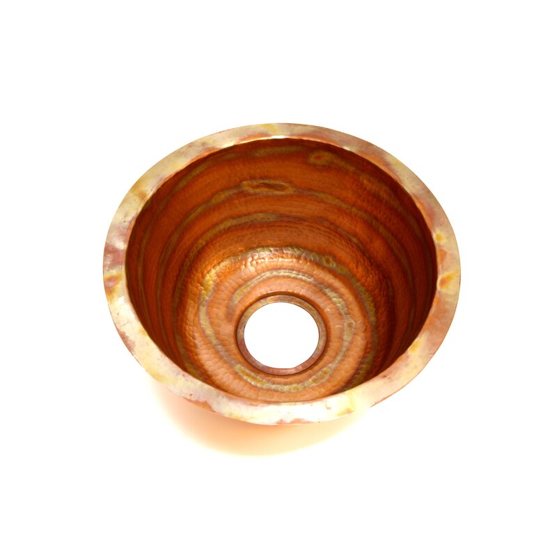 13'' L X 13'' W Copper Undermount Bar Sink 